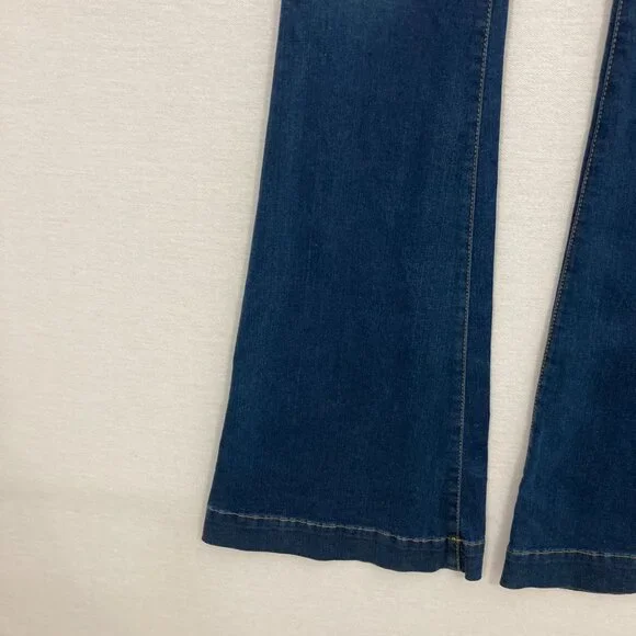 Hudson Medium Wash Stretch Ferris Flap Flare Jeans size 25 - Picture 6 of 12